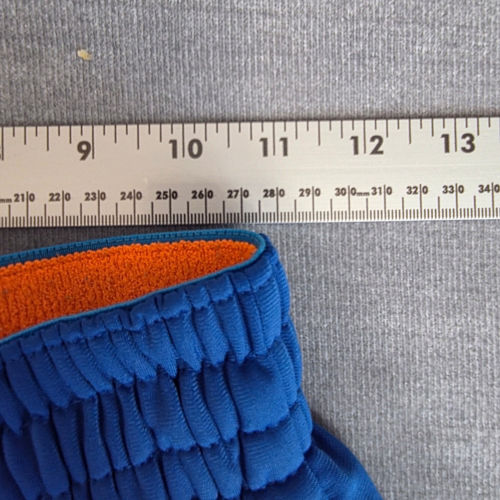 Adidas Basketball Shorts Mens Small Blue Orange Performance Sporty Athleisure - Picture 8 of 9